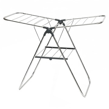 comet Home 翼型折疊式曬衣架  中(110 x 46 x 78cm)  不鏽鋼 銀色