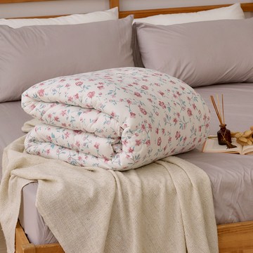 【廠商直送】戀家針織印花冬被6x7-初戀甜心-雙人