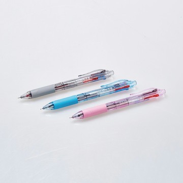 雄獅 4色 中油筆 (黑/紅/藍/紫) 筆桿顏色隨機出貨 0.5mm /支 SG-005