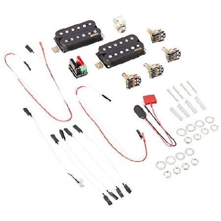 EMG Fat 55 Retro Active Electric Guitar Humbucker Pickup Set, Black 並行輸入品