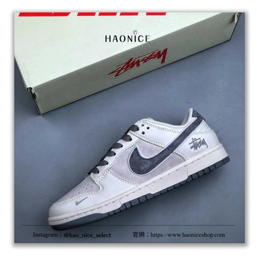 【NICE 歐美日韓代購】 訂製款惡作劇極致的藝術品小紅書特別款 24SS NIKE DUNK‌ SB LOW x STUSSY 潮流精品聯名款經典休閒鞋 球鞋