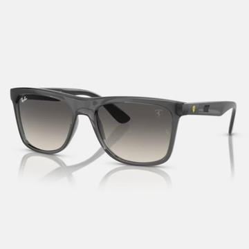RAY BAN 法拉利聯名 方形膠框漸層太陽眼鏡(RB4413M-F69111 57mm)