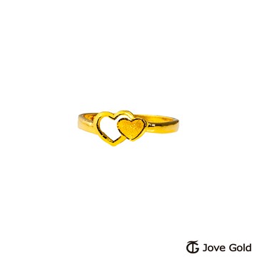 【JoveGold漾金飾】期待你的愛黃金戒指