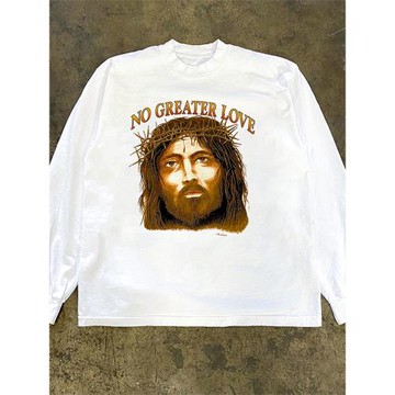 No Greater Love歐美電影周邊oversize慵懶風cec長袖男女質感T恤