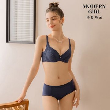瑪登瑪朵 無敵美G 低腰平口內褲 M-XL(星海藍)