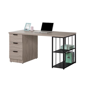 唯熙傢俱-博拉特灰橡色5尺書桌