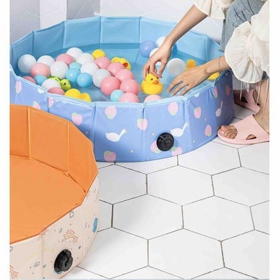 新作 折り畳みプール 簡単組み立て 簡易プール プール 子供用 ビニールプール キッズプール 家庭用 小さめ 空気入れ不要 折りたたみ 水遊び プール 通販 Lineポイント最大get Lineショッピング