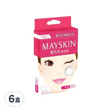 MAYSKIN 優若美 痘痘貼 薄透型  30入  6盒