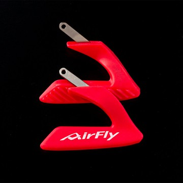 【AirFly】無鼻墊運動眼鏡 客製化配色 專利側托  鮭魚紅  Accumulator Side Pad