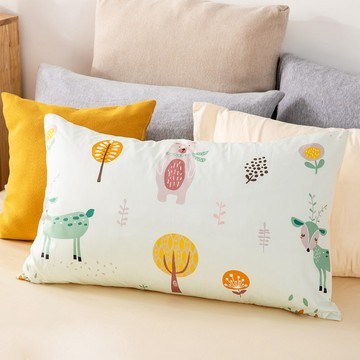 台灣製純棉枕套(2入)-療癒之森 45×75cm