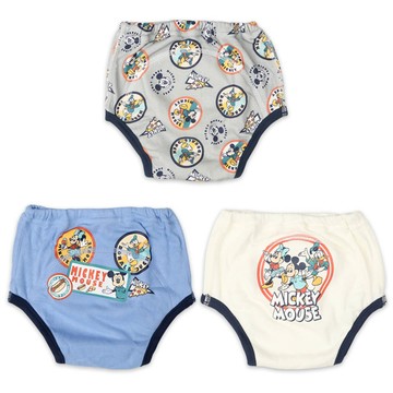 akachan honpo - 3層學習褲3件組-迪士尼-藍色