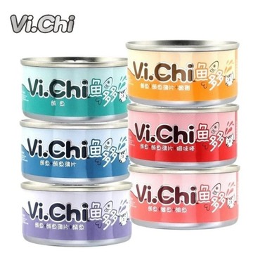 【單罐】VI.CHI 維齊 魚多多點心罐80g  來自海洋豐富的蛋白質 貓罐頭✨Q寶貝寵物✨