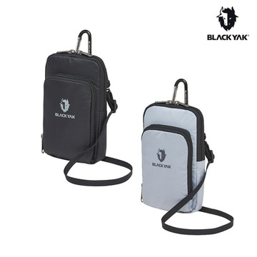 BLACKYAK 韓國 LIGHT MINI斜背包(淺灰/黑色)| IU代言 運動配件 手機包 斜背包 小包 |BYDB1NAW01