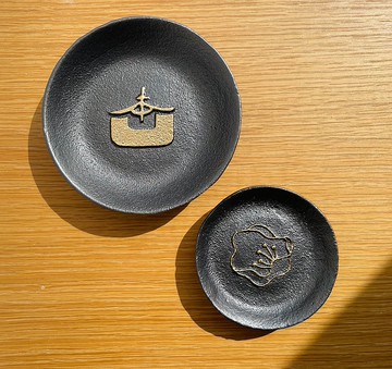 客製化圖案 logo 鑄鐵置物盤 | 玄關鑰匙收納/ 新居/ 送禮禮物