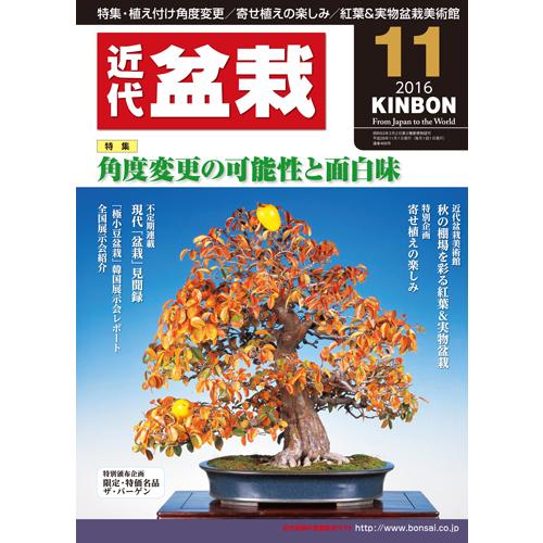 月刊「近代盆栽」2016年11月号