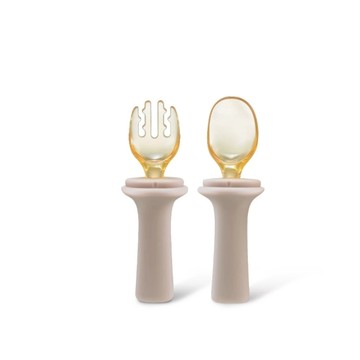 酷咕鴨 KUKU PLUS PPSU 寶寶學習餐具組 湯叉組