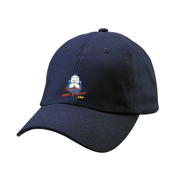 臉上有一段文字的鬍子大叔 - 老帽 - 藏青