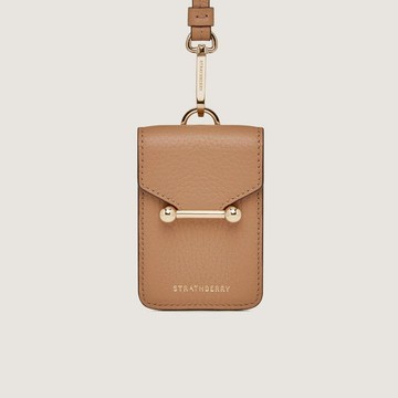 Strathberry - Mosaic Cardholder with Strap - Beige