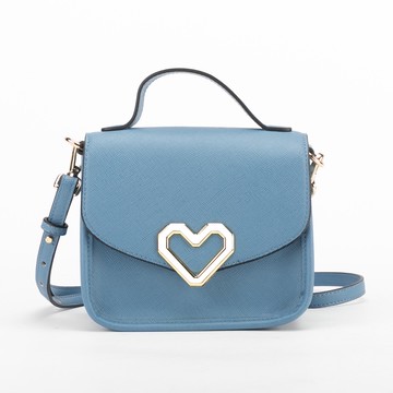 [lapagayo] 日系名媛甜漾斜背小方包 -09941-54-品味灰藍