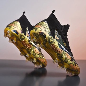 梅西兒童足球鞋男童專業訓練長釘青少年小學生男孩刺客16碎釘球鞋