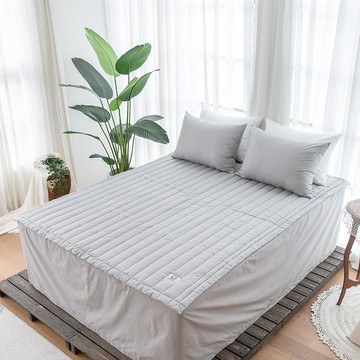 YESBEDDING 國產高密度舒比馬棉100織柔軟飯店式床墊  180x200cm  灰色