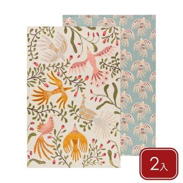 《danica》加拿大 擦拭布2入-奇幻神鳥71x45cm-- 廚房抹布 清潔布 擦拭布 茶巾