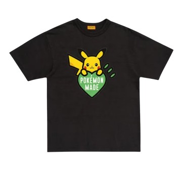 POKEMON MADE GRAPHIC PIKACHU 1928 BLACK XX30TE006