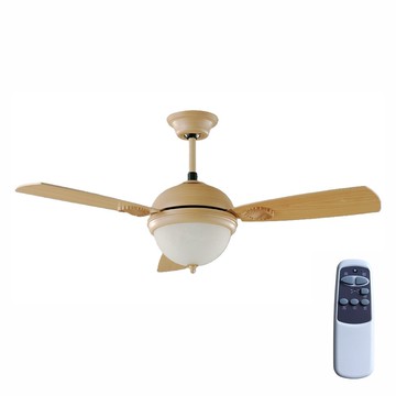 52吋小木紋三葉單燈扇燈  F17-3004