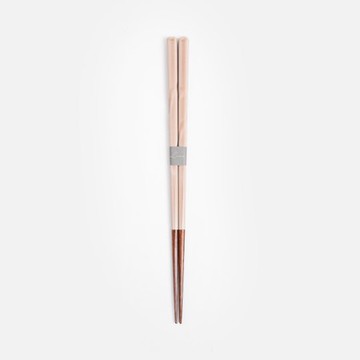 SUNLIFE Lino原木筷附筷架 豆沙粉