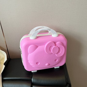 Kitty 庫洛米 手提箱🎀 可愛迷你卡通化妝箱凱蒂貓化妝收納包 化妝箱 kitty收納包
