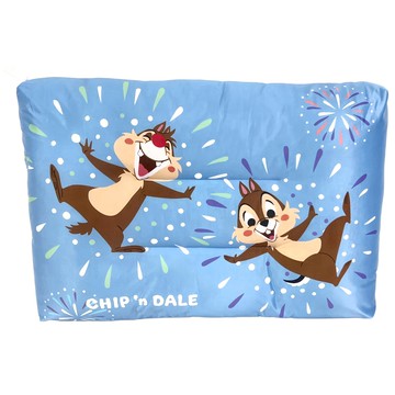 CHIP 'N' DALE 奇奇蒂蒂 針織涼感水洗枕  45 x 30cm  煙火秀 藍色