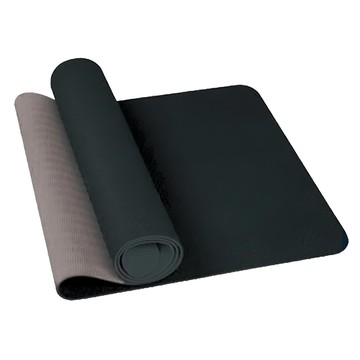 SUCCESS 雙色瑜珈墊 S4690 防霉無毒 183cm長x 61cm寬  黑色  6mm  1個