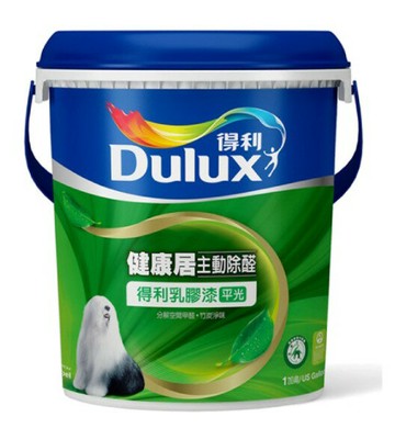 得利竹炭健康居抗甲醛乳膠漆1加侖