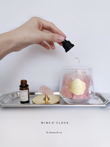 天然擴香水晶香薰 (粉水晶) 擴香原石 擴香石