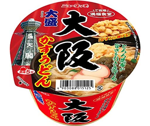 ヤマダイ ニュータッチ 大盛 大阪かすうどん 129G 12個