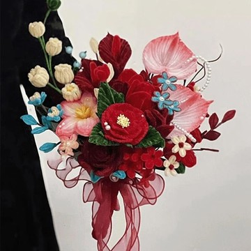 🌷扭一扭🌷 七夕節高顏值扭扭棒手捧花手作diy自制創意花束送女朋友閨蜜禮物 手作花束 畢業花束 交換禮物