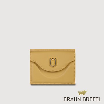 【BRAUN BUFFEL】艾拉娜 3卡卡夾-淺棕色(德國小金牛台灣總代理)/BF846-154-CR