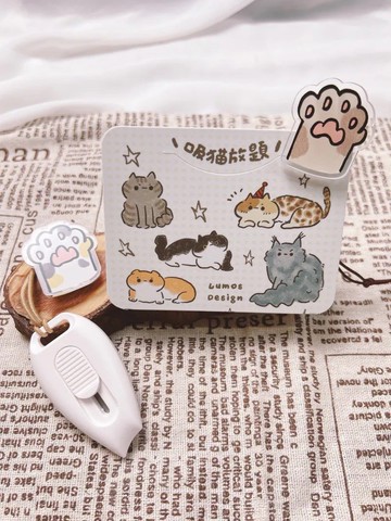 嗨賴 x Lumos x iMAT - 吸貓放題 迷你切割墊+美工刀組