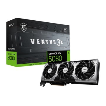 微星 MSI GeForce RTX 5080 16G VENTUS 3X OC 顯示卡