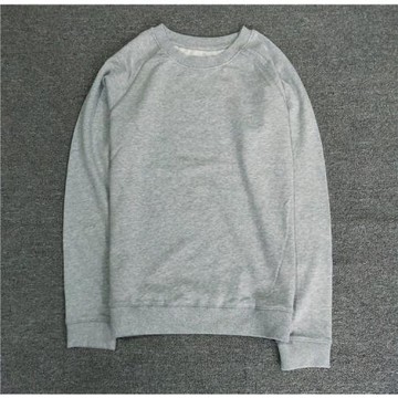 純棉不起球！純色！毛圈！ 外貿男圓領衛衣寬松純色套頭衫