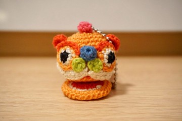 【生活小裝飾】橙色小舞獅吊飾