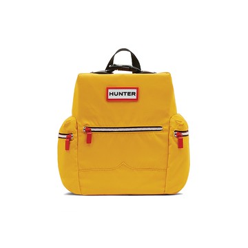 上方開扣尼龍迷你後背包-黃色