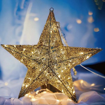 LED金絲五角星50/60公分-暖光SCL-227(220V)