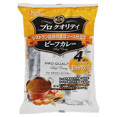 ハウス食品 プロクオリティ ビーフカレー まろやかブレンド 170g x 4袋入り