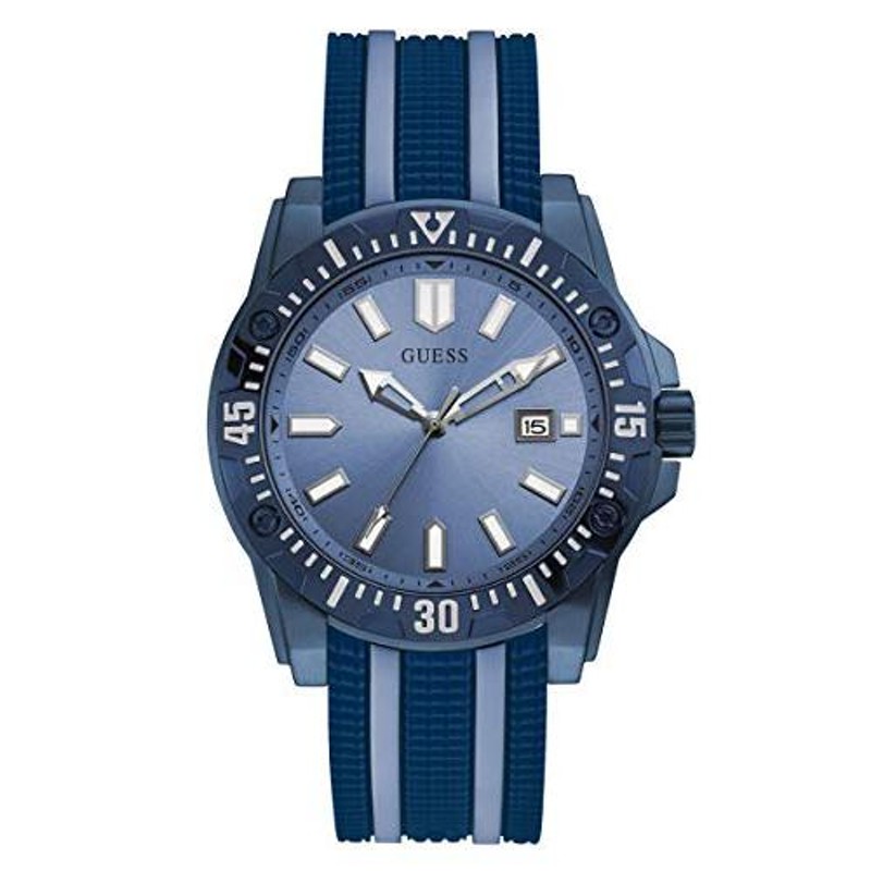 腕時計 ゲス GUESS GW0055G2 GUESS Blue Sporty Silicone Watch | LINE