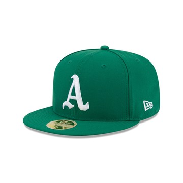 NEW ERA 男女 59FIFTY MLB26 HOF 奧克蘭運動家 綠 NE60891400