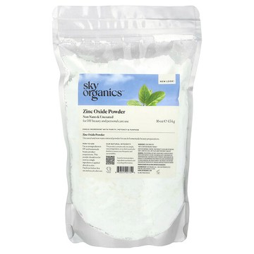 Sky Organics, 氧化鋅粉，16 盎司（454 克）