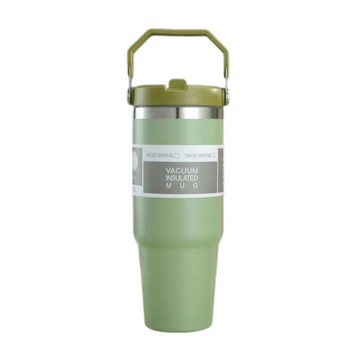 溫壩30oz手提歐風冰壩杯890ml 隱藏式收納吸管