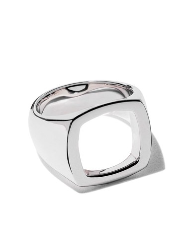Tom Wood - cushion open ring - unisex - Recycled Silver - 64