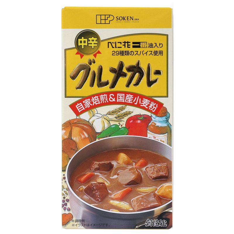 創健社 グルメカレー 中辛 115g